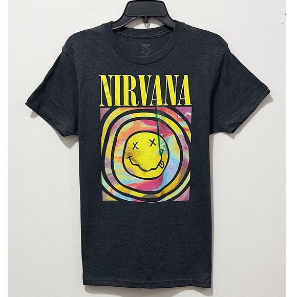 NWT: Nirvana - Women's Charcoal Gray, Graphic Tshirt (size S/M) - Picture 1 of 2